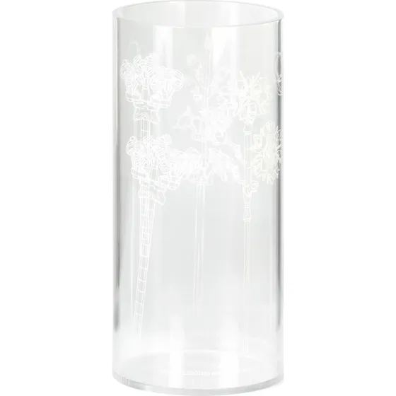 LEGO Vase - Vilde blomster, Transparent, 16 cm