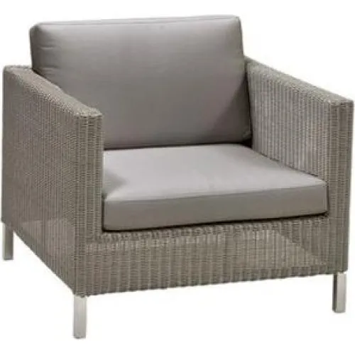 Cane-Line Connect loungestol med hynder - Taupe