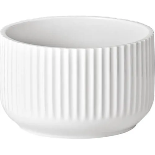 Lyngby skål 17 cm - hvid porcelæn