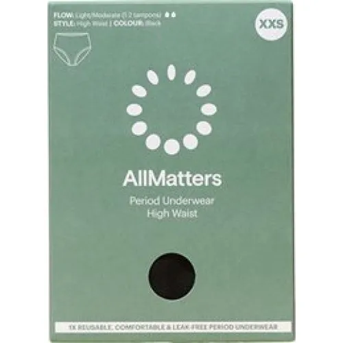 AllMatters Menstruationstrusse High Waist XXS Light/Moderate