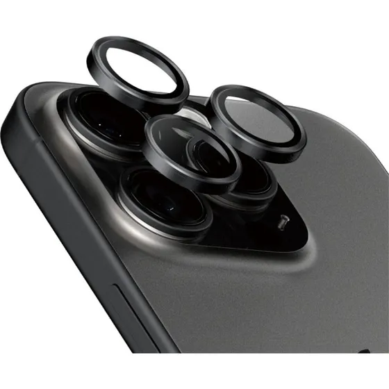 PanzerGlass Hoops Kameralinsedæksel til iPhone 15 Pro / Pro Max