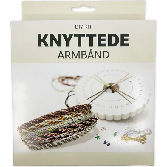 Armbånd knyttede DIY sæt