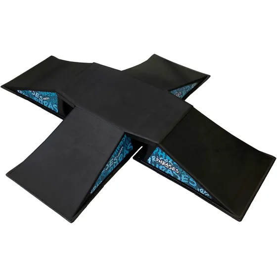 Phrases 4-way Skate Rampe - Sort - 16 x 124 x 153 cm