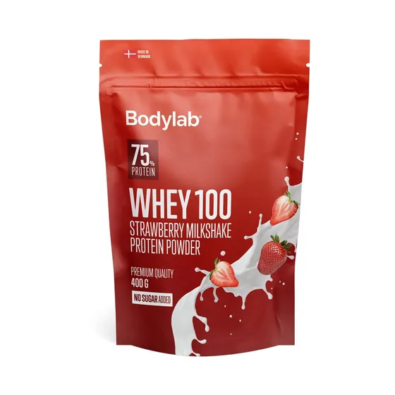 Bodylab Whey 100 Strawberry Milkshake Proteinpulver (400g)