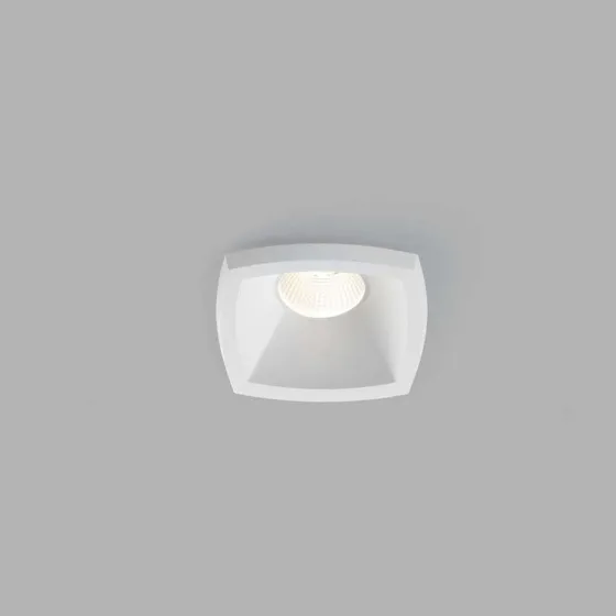 Light-Point Mirage 1 Indbygningsspot - Hvid Aluminium