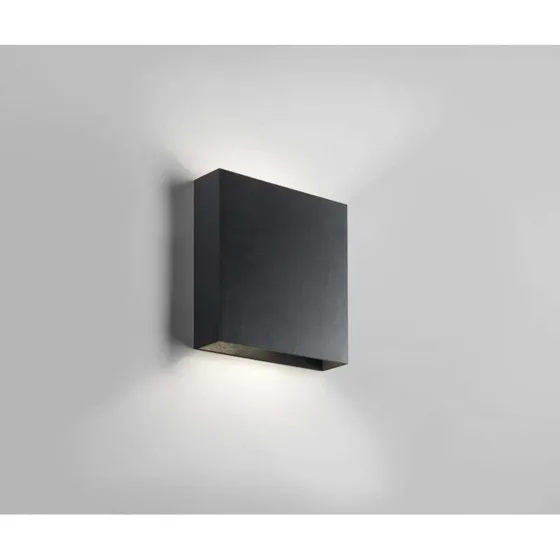 LIGHT-POINT Compact W2 Væglampe Up/Down Black Aluminium