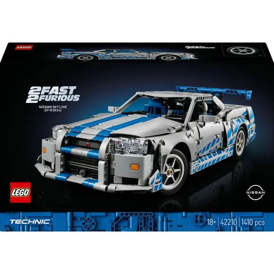 LEGO Technic 42210 Nissan Skyline GT-R (R34) – 2 Fast 2 Furious