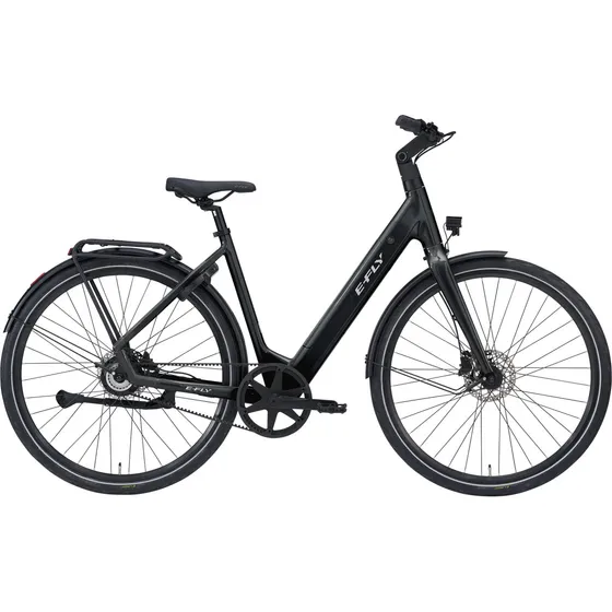 E-Fly Eos Shopping Elcykel - Stardust Black Metallic - 48 cm