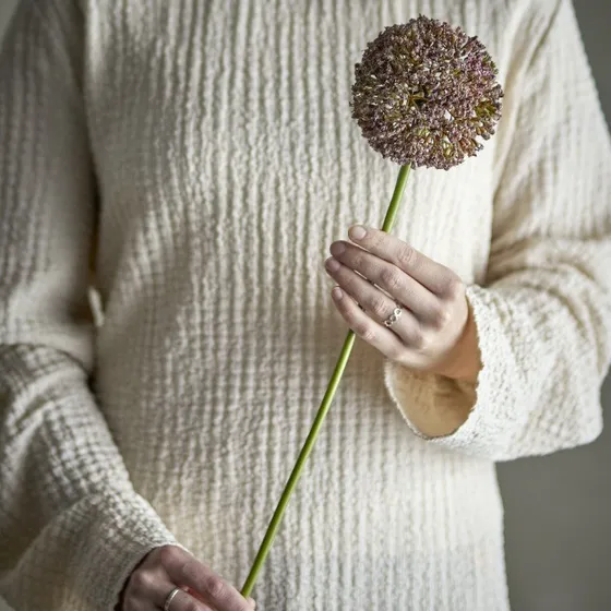 Bloomingville Allium stilk, brun - 70 cm
