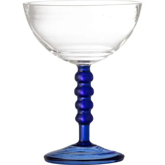 Bloomingville Noemi Cocktailglas, 23 cl, Blå