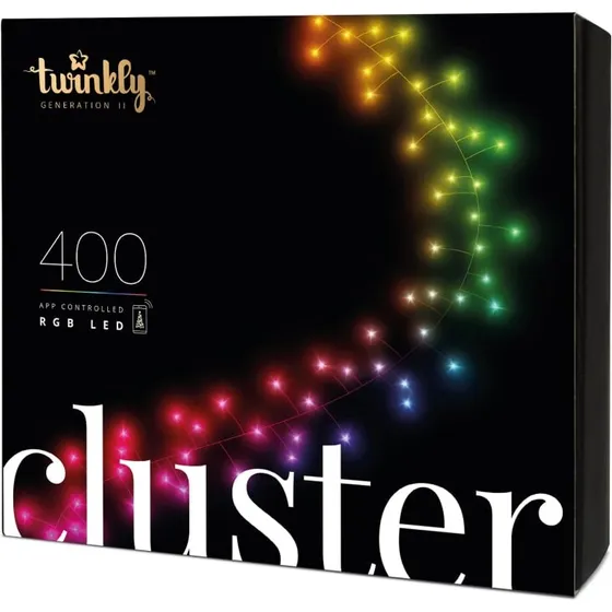 Twinkly Cluster 6 m – 400 farvede LED (Gen II)