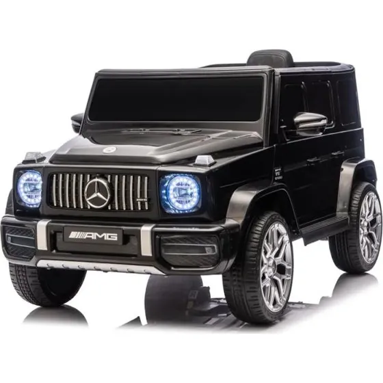 Mercedes AMG G63 Sort 12V Elbil med Gummihjul
