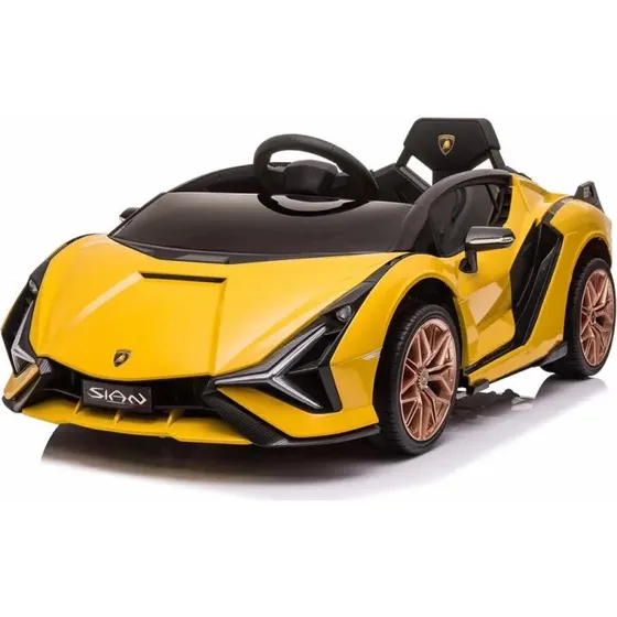 Lamborghini Sian Elbil - 12V med gummihjul og fjernbetjening