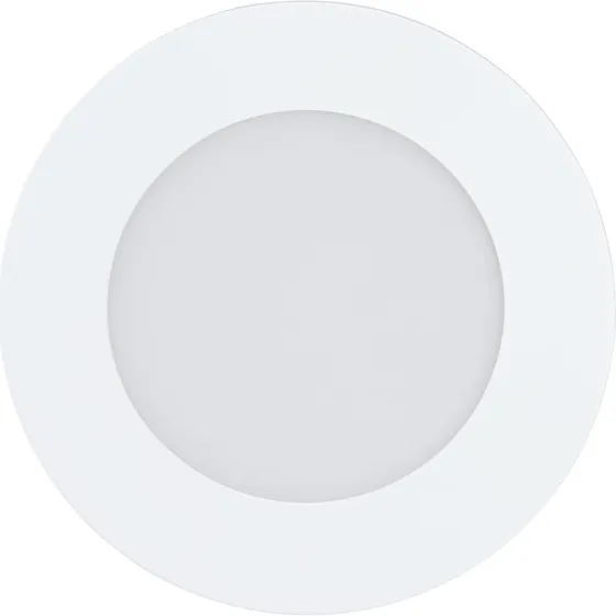 EGLO FUEVA-Z indbygningsspot Ø120 mm, hvid