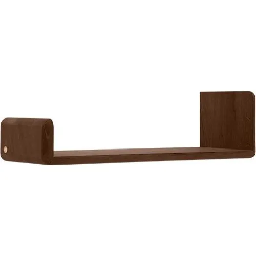 Andersen Furniture Level hylde i røget olieret eg, 55x18x9 cm