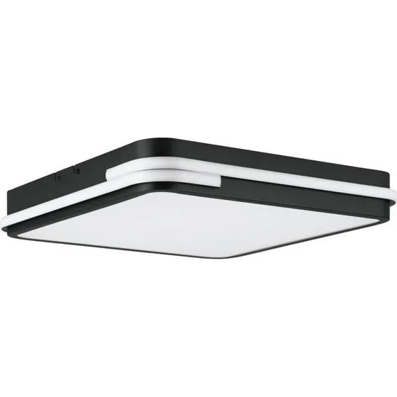 EGLO Genovese-Z smart loftlampe, sort 47x47 cm