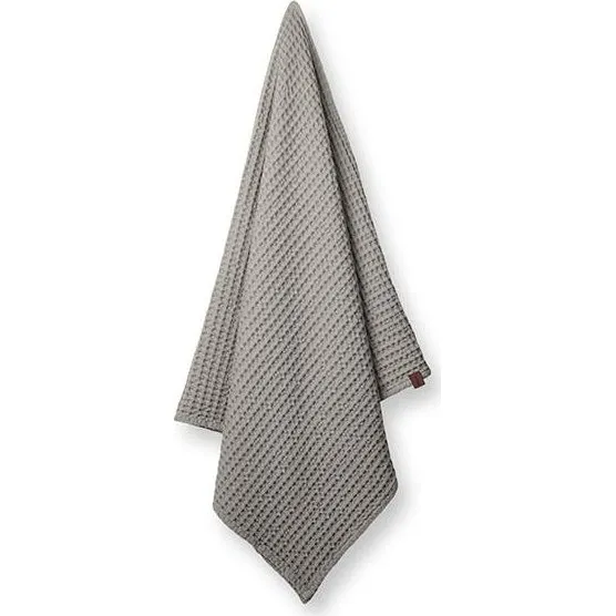 Humdakin vaflede badehåndklæde - Stone - 70x135 cm