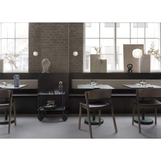 Muuto Rime Pendel Ø18 White - Sandblæst Glas