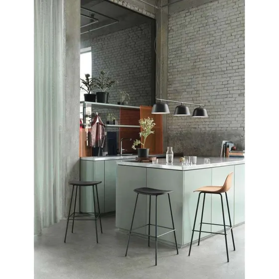 Muuto Ambit Rail Pendellampe - Dusty Green - Aluminium