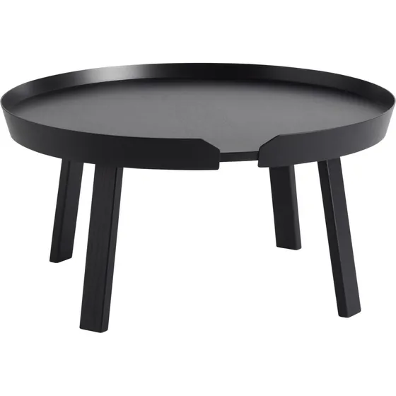 Muuto Around Sofabord Sort Stor