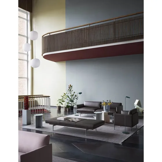 Muuto Rime Pendel Ø37 White/Grey