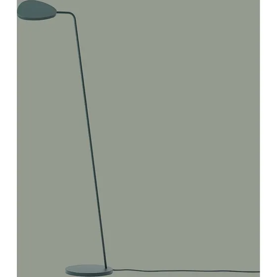 Muuto Leaf Gulvlampe Dark Green - Aluminium