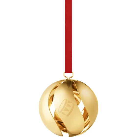 Georg Jensen Classic Christmas 2026 Julekugle, Guld