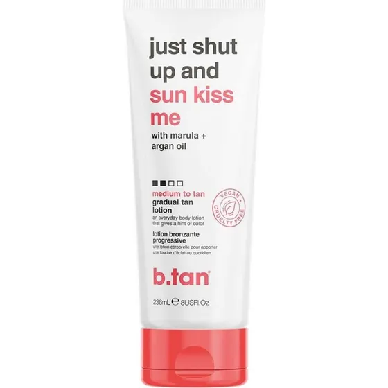 B.tan Just Shut Up & Sunkiss Me – Gradual Medium Tan 236 ml