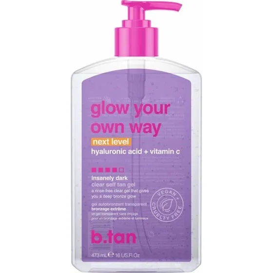 B.tan Next Level Glow Tan Gel 473 ml