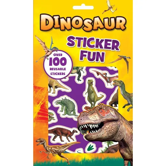 DINOSAURUS Sticker Fun - Alligator stickersbog