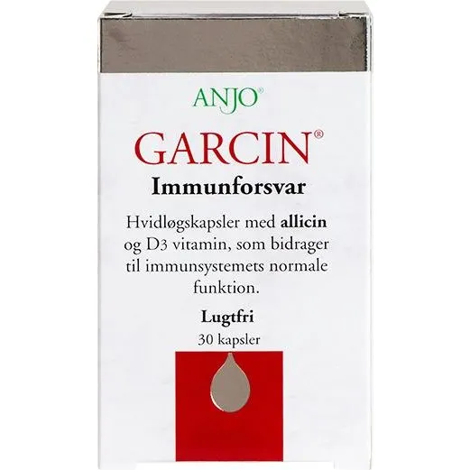 Midsona Garcin Hvidløg m. D3 Vitamin, 80 kapsler