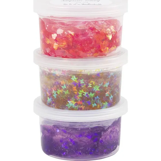 Creativ Company Sequin Clay Lilla/Pink Harmoni 3x60g