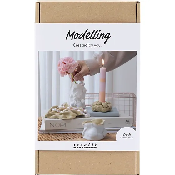Creativ Company DIY Kit Modellering - Vaser og Lysestager