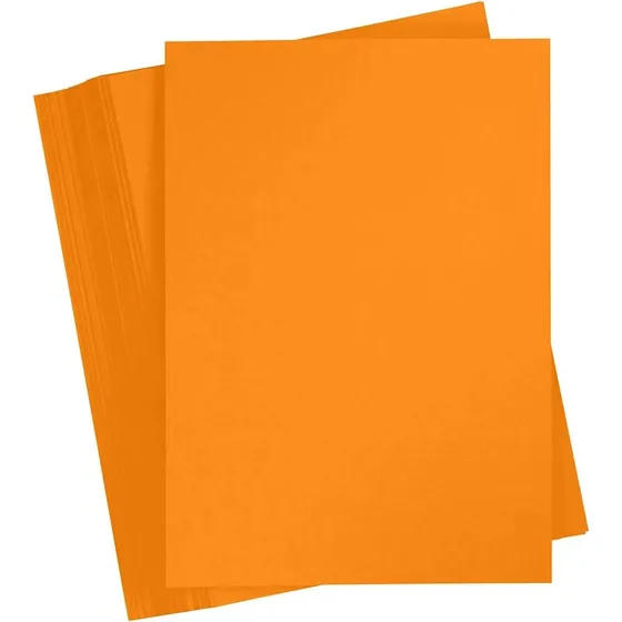 Creativ Company Orange Karton, A5, 180 g, 100 ark