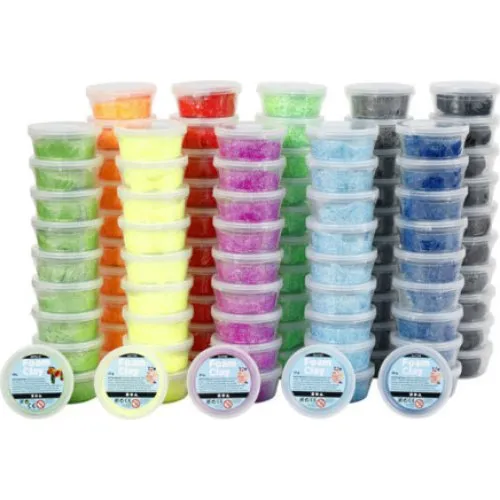 Foam Clay® Assorterede farver, 10x10 stk.