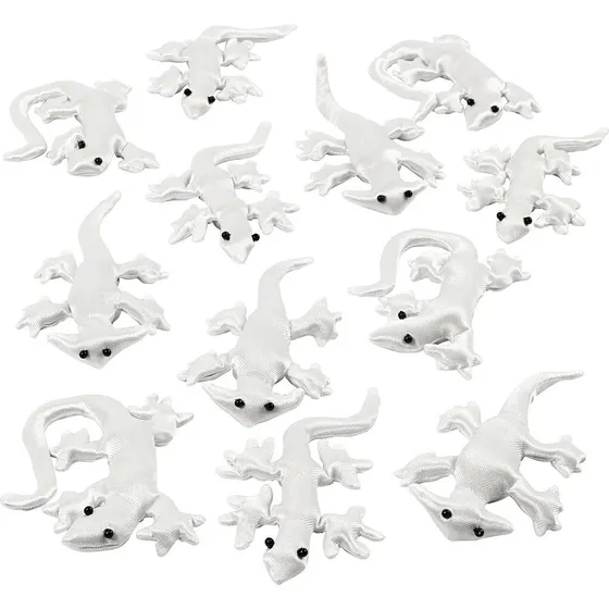 Stofkryb Hvid 10-14 cm - 12 stk.