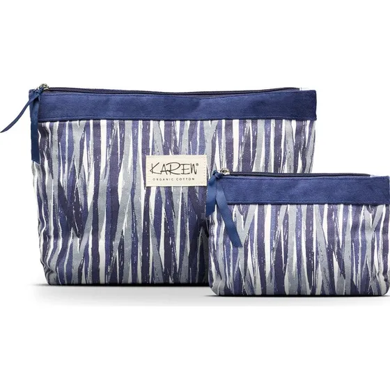 Karen Cosmetic Bag - Santorini Print 10781-131 - 2 dele