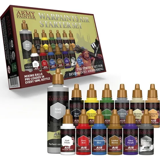 The Army Painter Air Paint Starter Set - 12 farver + Primer