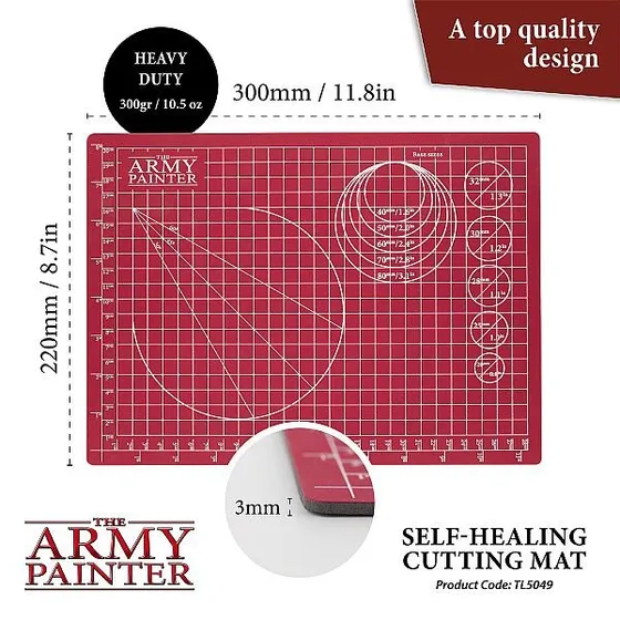 The Army Painter Self-healing Cutting Mat (220 x 300mm)