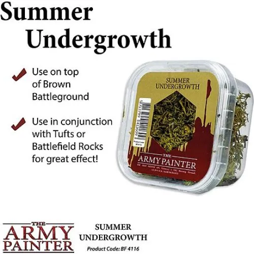 The Army Painter Summer Undergrowth Battlefield Basing BF4116