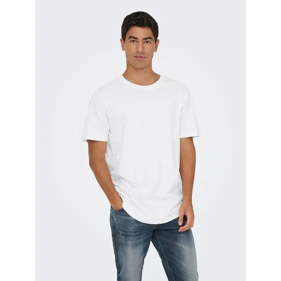 Only & Sons Onsmatt Longy Ss Tee 3-pak - Sort