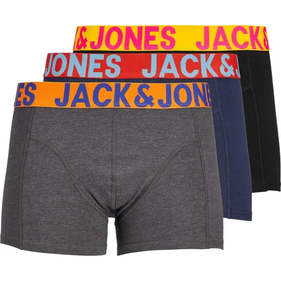 Jack & Jones JACCrazy Boksershorts 3-pak - Multi - XL