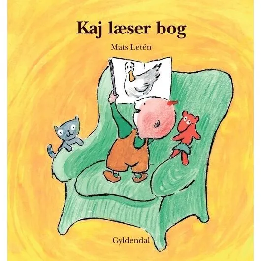 Kaj læser bog – Mats Letén (hardcover)