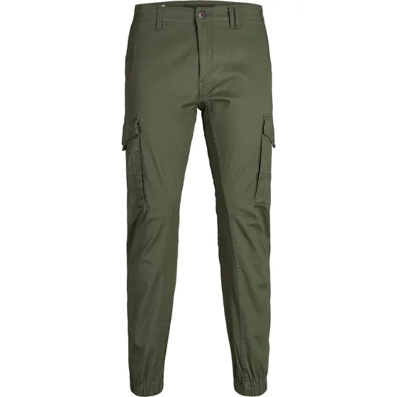 Jack & Jones JJPaul JJFlake Cargo Slim Bukser - Mørkegrøn