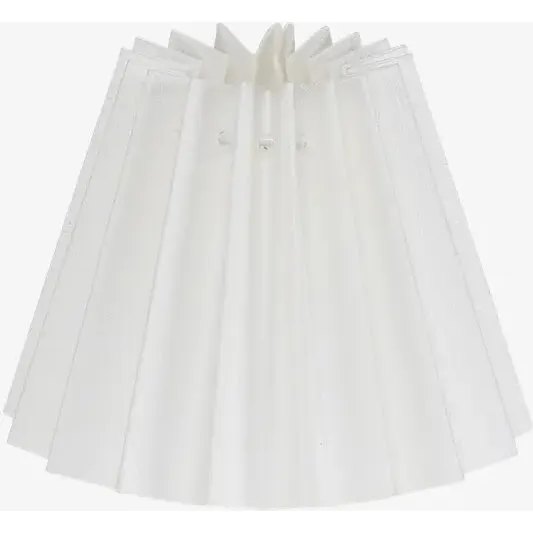 Carolin Plissé lampeskærm hvid H11 cm