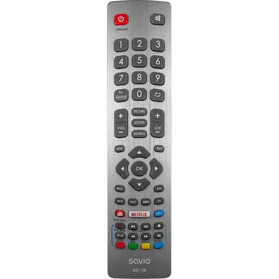 Savio RC-19 Universal fjernbetjening til Sharp og Smart TV
