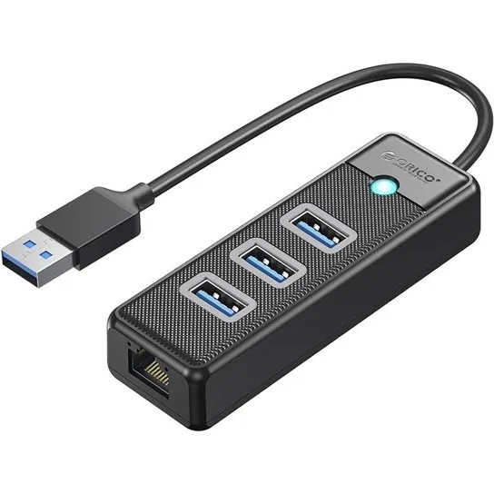ORICO PW3UR25-U3 USB-C Hub med 2.5G Ethernet og 3x USB-A 3.0