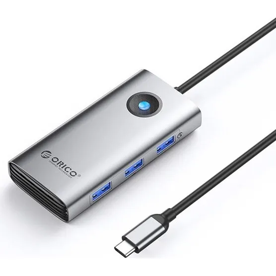 ORICO PW11 6-i-1 USB-C Docking Station - Grå