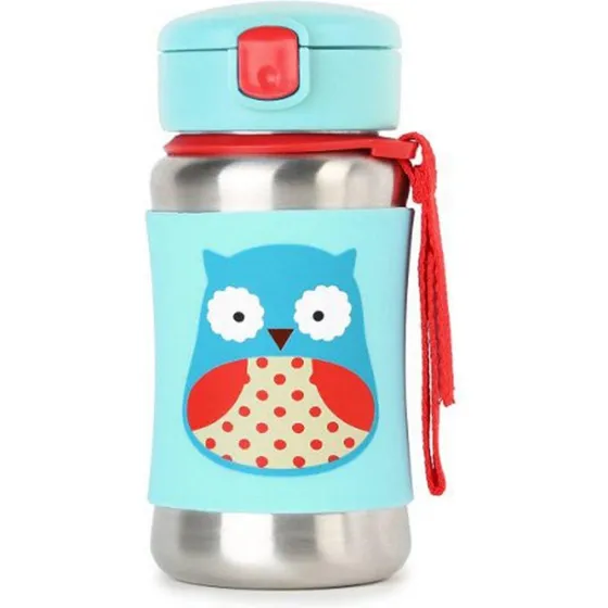 Skip Hop Zoo Owl drikkekop med sugerør 350 ml