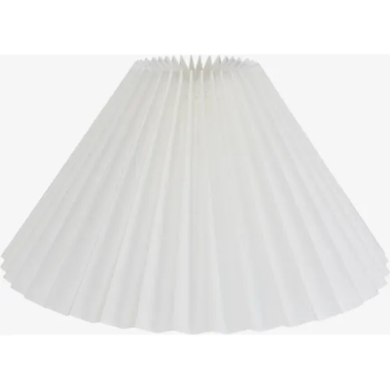 Carolin Plisse lampeskærm, sort nistret H22,5 Ø41 cm